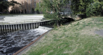 La Panke se déverse dans le port du nord/Photo EC