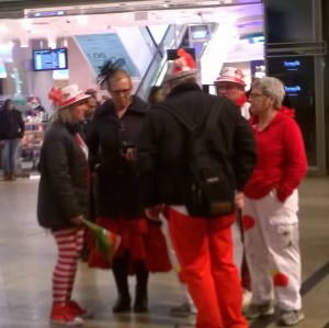 fêtards du carnaval janvier 2016